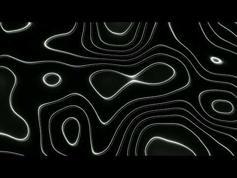 Abstract Black and White Neon wave pattern| Height Map Footage | 2 hours 4k Background