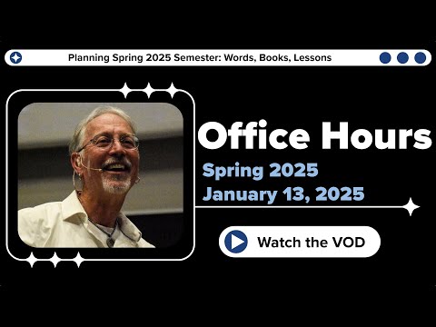 25SP Office Hours #2: Semester Brainstorming