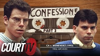 (1993) CA v. Menendez Brothers Confession Tapes - Part 3 | Court TV Trial Archive