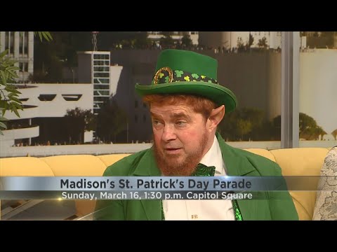 Madison's Leprechaun prepares for St. Patrick's Day parade