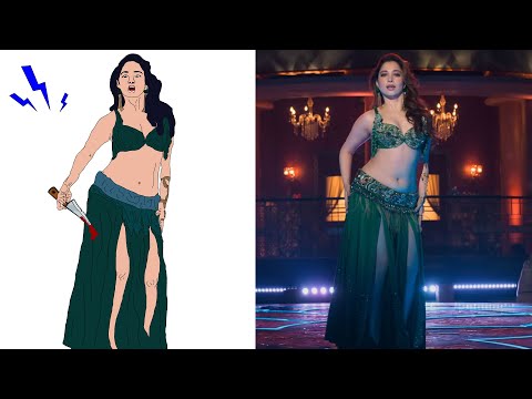 Aaj Ki Raat Full Song | Stree 2 Song | Tamannaah Bhatia | Rajkummar Rao | Drawing meme | Funny memes