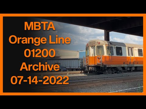 MBTA Orange Line 01200s Archive 07/14/2022