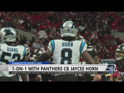 1-on-1 with Jaycee Horn, the NFL's highest paid DB