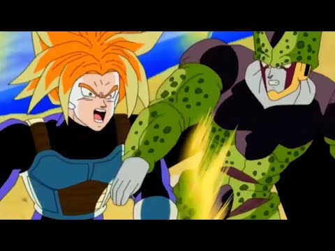 ドラゴンボール改 [最高の瞬間] ► トランクスはベジータの大きなプライドのために自分の力を隠すためにベジータが意識を失っている間にセルと戦う ► Dragon Ball Z Kai