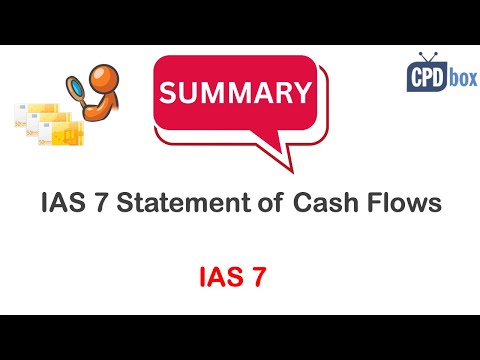 IAS 7 Statement of Cash Flows: Summary - applies in 2025