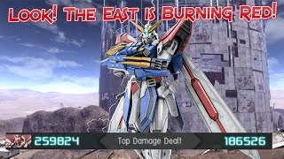 GBO2 Burning Gundam: "Look! The East is Burning Red!"