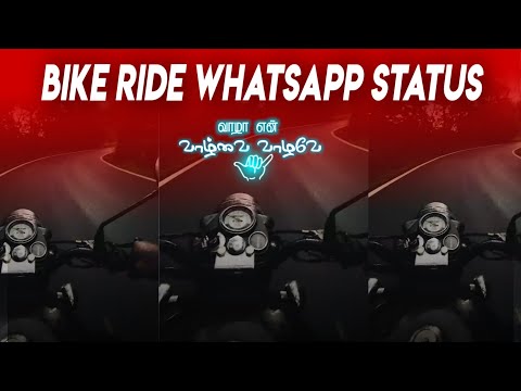 Bike Ride WhatsApp Status - Naane Naanai - 96 Song