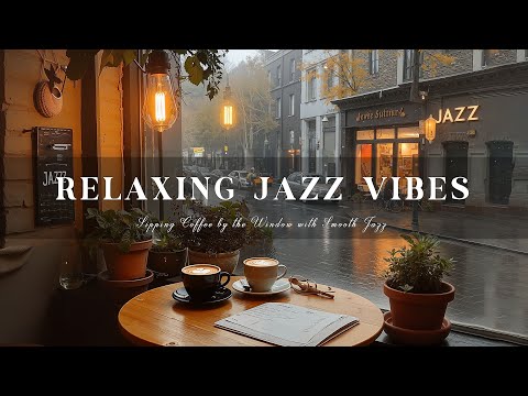 Sipping Coffee by the Window with Smooth Jazz – Relaxing Jazz & A View of the Bustling City Streets