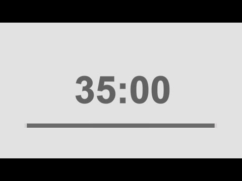 35 minutes countdown timer with alarm study timer