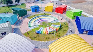 Shreesh Design Studio builds Indian preschool "as colourful as the minds of its users"