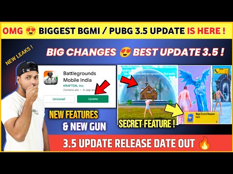 BIG CHANGES 😍 Bgmi New Update 3.5 is Here | Bgmi 3.5 Update Release Date | Pubg 3.5 Update