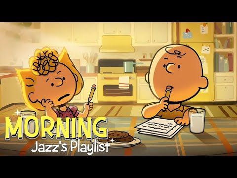 [𝐩𝐥𝐚𝐲𝐥𝐢𝐬𝐭] Positive Morning Jazz with Charlie Brown 🎧☕ Oldies Jazz Music to Chill, Read, Relax,...