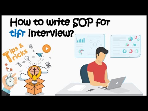 How to write SOP for tifr interview ? Tips and tricks