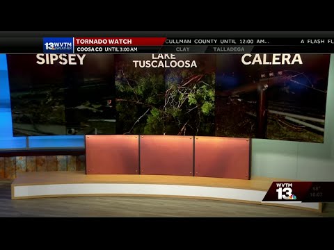 TEAM COVERAGE: Potential tornado damage across Alabama