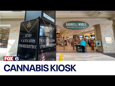 Cannabis, psychedelic mushroom kiosk at Wisconsin mall draws attention | FOX6 News Milwaukee