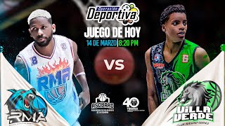 SAVICA (R.M.A) Vs. VILLA VERDE  -  SERIE REGULAR - TBS 40 LA ROMANA - 14 DE MARZO 2025