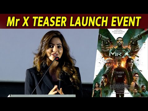 Aathulya speech at Mr X Teaser Launch | Aathulya Latest speech | Mr X Teaser Launch