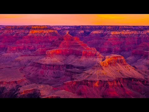 Grand Canyon from Above (No Sound) — 1 Hour Screensaver 4K UHD