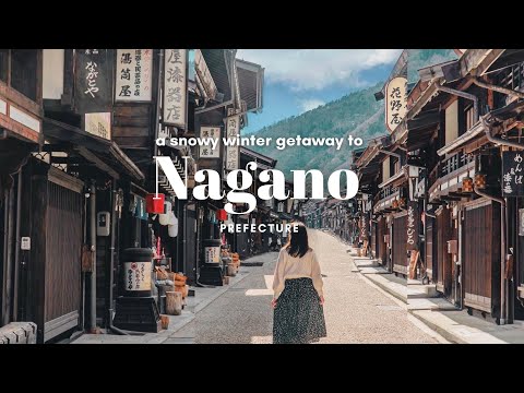 Snowy Winter trip to Nagano| Narai-juku, Howls Moving Castle cafe, Snow monkey| JAPAN TRAVEL VLOG