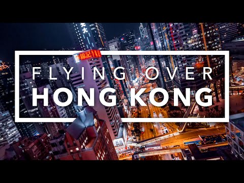 Hong Kong Aerial Drone Video from Above (Electronic Focus/Study Music) — 4K UHD