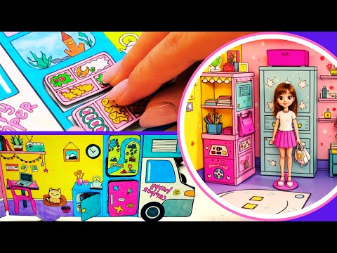 Paper Doll's EPIC Camper Adventure Begins!🚐 Easy Crafts for Kids by Slick Slime Sam's Maker World