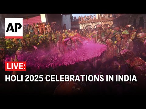 LIVE: Holi 2025 celebrations in India