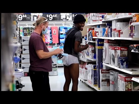 Getting Pantsed In Public With a Diaper On!