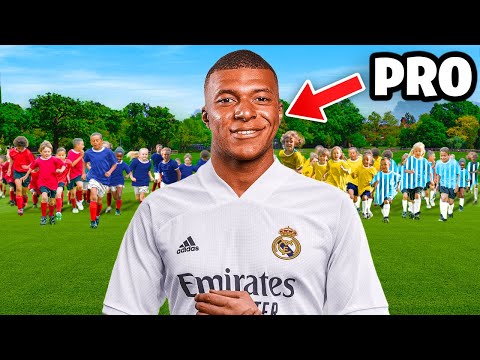 100 KIDS vs 1 PRO FOOTBALLER