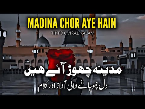 Madina Choor Aye Hain | Naat With Lyrics 2025 | Saddam Hussain Qadri | Xee Production