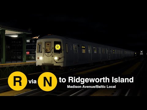 Roblox PTA Callaghan & Madison Lines | R46 R train from 86th Street to Ridgeworth Island