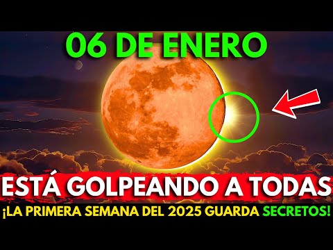 ¡Te lo advertí!🚨¡Advertencia LUNAR urgente para la primera SEMANA del 2025!🌕 6 DE ENERO DE 2025