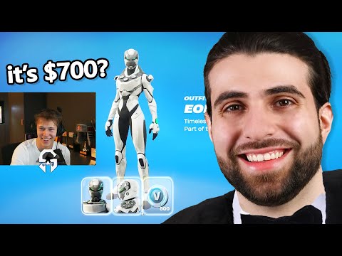 I Surprised Streamers With Rare Fortnite Skins!