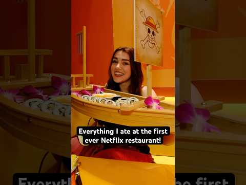 Everything I ate at the first ever Netflix restaurant! #foodie #netflix #lasvegas #eating #squidgame