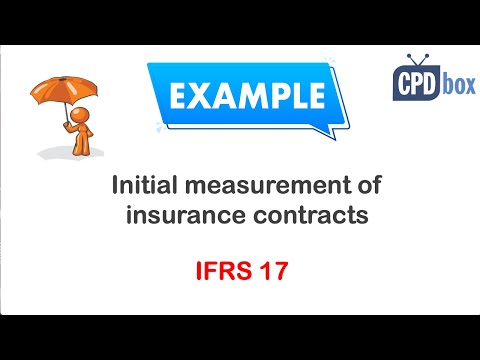 IFRS 17 Example: Initial measurement of insurance contracts