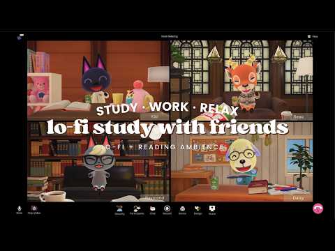 Lo-fi Study with Friends 💻 1 Hour Chill Lo-fi No Mid Ads to help you focus 🎧 Study Music | Work Aid