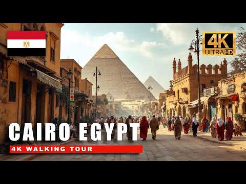 4K Egypt Walking Tour - Giza Revealed: Inside The Great Pyramids of Egypt | 4K HDR 60fps