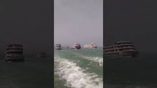 A Group Of Ships In The Bay Of Bengal #ships #sea #bayofbengal #adventure #shorts