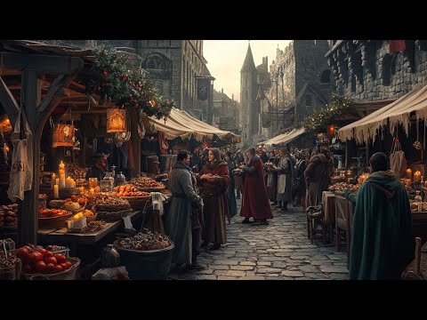 Medieval & Celtic Music | Ancient Market Melodies with Traditional Celtic Instruments for Relaxing