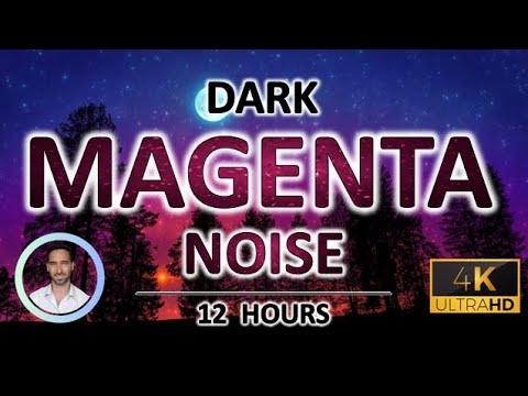 Dark Magenta Sleep Noise for Uninterrupted Sleep | 12 Hours | BLACK SCREEN | Tinnitus Anxiety Relief