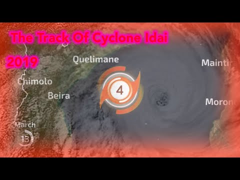 The Track of Cyclone IdaI (2019)