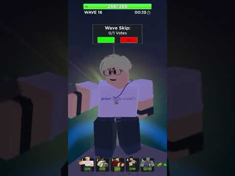 Intern Scout SHOWCASE｜ROBLOX TDS #shorts