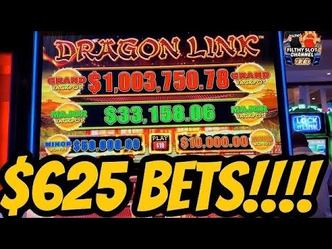 $625 BETS ON MILLION DOLLAR DRAGON CASH!