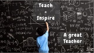 A great teacher # Teachers day tribute # Greetings