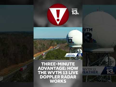 Seeing the storm first: How the WVTM 13 Live Doppler Radar works