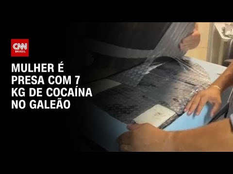 Mulher é presa ao tentar embarcar com 7 kg de cocaína em avião | CNN PRIME TIME