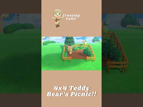 Making Mini Builds in ACNH - Teddy's Picninc! #acnhspeedbuild #acnhinspo #acnhcottagecore #acnhchill