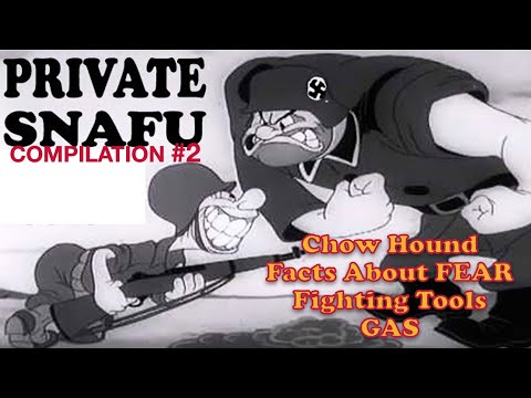 Private SNAFU Compilation #2 | World War-2 Army cartoons