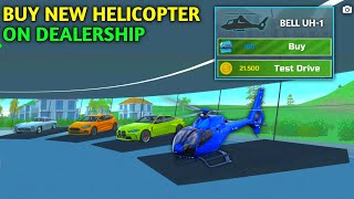 BUY A NEW HELICOPTER ON DEALERSHIP IN CAR SIMULATOR 2 ANDROID GAME PLAY