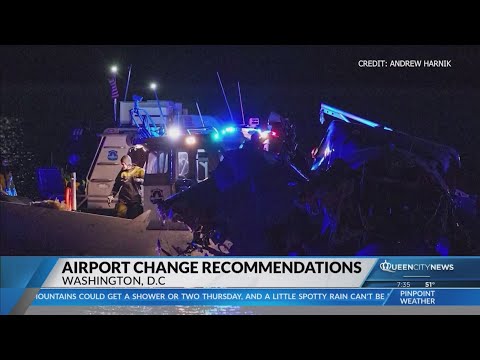 NTSB calls for changes at Reagan airport after deadly crash