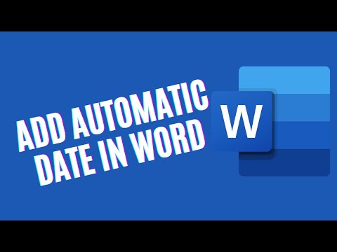 How to Add Automatic Date to Your Document in Word | Microsoft Word Tutorials